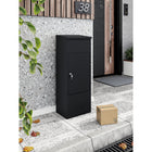 Ceha Canada Medium Parcel Drop Box - 16" W x 12" D x 41"  H - Black-6