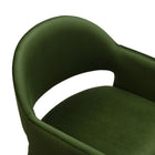 Modway Talia Performance Velvet Dining Armchair - Moss Green-9