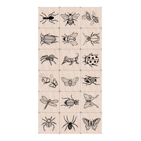 Hero Arts Ink 'n' Stamp Bugs Stamps - 18 Pack-18 mini wood stamps