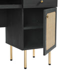 Modway Chaucer 55.5" Office Desk - Black-Assembly Required