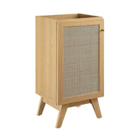 Modway Soma 18" Bathroom Vanity Cabinet - Oak-MDF and Particleboard
