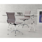 Zuo Glider Conference Chair - Taupe-Colour: taupe