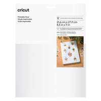 Cricut Printable 8.5" x 11" Vinyl - Transparent - 12 Pack-12 sheets 8.5 in x 11 in (21.6 cm x 27.9 cm)
