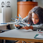 LEGO Star Wars Rebel U-Wing Starfighter - Age 8+-Authentic details & action - kids can transform the iconic ship from landing mode to the distinctive 'v' formation flight mode, use a lever to release the cockpit canopy, and activate 2 spring-loaded shooters