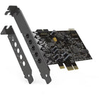 Creative Labs 70SB187000000 Sound Blaster Audigy FX PCIe v2 Sound Card - Black-Features a 3.5mm headphone/front-out jack for high-quality audio output
