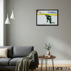 Matt Boldy Wild Shooting - Framed Canvas - 31" x 22"-Ready to hang - arrives fully assembled