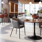 Zuo Garston Dining Chair - Grey-Chair Weight Capacity: Supports up to 250 lb