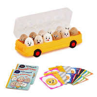 Battat Education Match & Learn Eggs-Matching Eggs: A dozen fun eggs in a bus to match, wobble, learn, and laugh with
