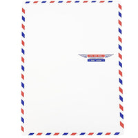 JAM Paper Airmail 9 x 12 Open End Catalog Envelopes, 25 Pack-Airmail Design Envelopes
