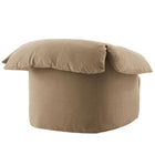 Modway Lark Slipcovered Fabric Oversized Armchair - Almond-Simple Setup Required