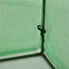 Outsunny 9.7' x 3' x 2.6' PE Mini Tunnel Greenhouse with Steel Frame & Zipped Doors- Lightweight frame allows easy mobility to change the location     
 