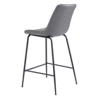 Zuo Byron Counter Stool - Grey-7