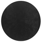 Modway Crossroads 24" Round Wood Side Table - Black-Assembly Required