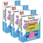 Kwik Stix Tempera Paint Sticks Easter Edition - Pastel Colours - 6/Pack - 3 Pack-Uncap, twist and paint