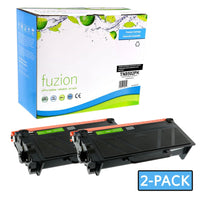 fuzion Brother TN850 Dual Pack Compatible Toner Cartridge - Standard Yield - Black-Black