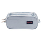 JanSport Large Accessory Pouch - Blue Dusk-Two compartment accessory pouch is perfect to carry pens and pencils on one side and power cords on the other