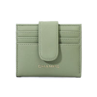 Champs Iconic Snap Cardholder - Green-RFID Blocking Card Holder
