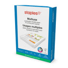 Staples FSC-Certified Multiuse Paper - 20 lb. - 8.5" x 11" - White - 500 Sheets-8.5" x 11" (Letter Size)