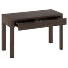 Hudson&Canal Lonsdale 48'' Desk - Alder Brown-Clean with a soft, dry cloth and no harsh chemicals or abrasive cleaning materials