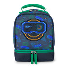 Impact Kids Lunchbag - Multiverse - Grey-Zip closure on main compartment