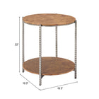 Zuo Adna Side Table - Brown-6