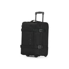 Bugatti Denver 3-Piece Travel Duffle on Wheels - Black-Telescopic trolley handle with multi-stage locking heights