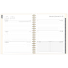 Mead - Agenda hebdomadaire/mensuel 2027 - 11 1/4 po H x 9 po l - nœuds noir et blanc - grand - bilingue-Format des pages : 11 po H x 8 1/2 po l