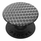 PopSockets PopGrip - Carbonite Weave Black-Now wireless charging compatible through easy removal of the PopTop
