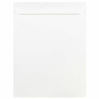 Jam Paper Open End Catalog Commercial Envelopes - 9" H x 12" W - White - 25 Pack-Color: White 