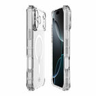 ITSKINS Hybrid_R Compatible with MagSafe Case for iPhone 17 Pro - Clear-Optimized for camera control button