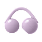 Sony LinkBuds Clip Truly Wireless Open Earbuds - Lavender-Crystal-clear calls powered by AI - Stay connected with advanced Voice Pickup Technology and dual microphones enhanced by AI. Enjoy clear, natural calls wherever you are, thanks to noise reduction algorithms and a speech vibration sensor that filters out background sounds.