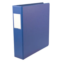 Staples Economy D-Ring Binder - 2" - Dark Blue-2" Storage, D-ring, navy blue binder with 480 page capacity