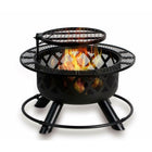 Shinerich 24" Fire Pit with Grill-24” Diameter bowl