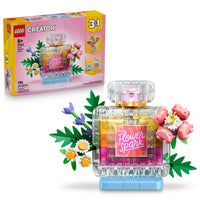 LEGO Creator Floral Decor Perfume Bottle-This LEGO Creator 3 in 1 set gives kids ages 8 plus 3 building toy options