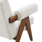 Modway Lyra Boucle Fabric Armchair - Ivory - Set of 2-8