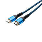 BlueDiamond Premium HDMI 8K Ultra HD Cable - 3' - Blue - 2 Pack-Certified by the Ultra High-Speed HDMI Certification Program, guaranteeing optimal quality and performance