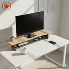 Decent Living Monitor Stand/Riser - Solid Maple-Sourced from local North American forest lumber