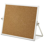 Quartet Double Sided Magnetic Dry Erase and Cork Board - 12” x 10” -HIGH DENSITY CORK: The self-healing, natural cork surface resists push pin holes after each use, allowing it to be reused for a long time without distortion or unsightly pin holes