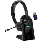 Delton 35X Bluetooth Computer Headset with USB Dongle & Charging Dock - Black-Own your space and silence distractions with noise canceling headphones that keep your voice sharp and your presence powerful.