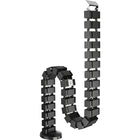 Fellowes CableSpine - Black-Flexible spine adapts to height-adjustable desks (up to 130cm), moving seamlessly as the desk height changes