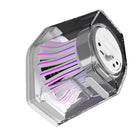 Hecate G2000 Pro 2.0 RGB BT Virtual 7.1 Surround Sound Gaming Speakers with 64W Peak Power and TempoFlow Light - White-The transparent rear shell design seamlessly blends light and acoustics, where energy and space-time converge. Sound and light energy combine, with light transmitting the power of sound. Activate the energy engine and embark on your esports journey