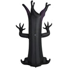 GEMMY Airblown Inflatable Halloween LightShow Projection Animated Fire & Ice Reaching Tree-Self-inflates in seconds and deflates for easy storage