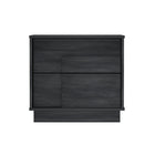 Manhattan Comfort Horizon 21.7" Modern Nightstand - Charcoal Grey-Modern Nightstand for Bedroom and Living Room Use