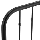 Modway Lennon Metal Twin Headboard - Black-7 Mounting Positions