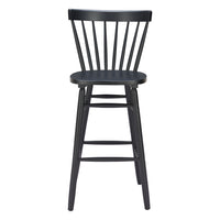 Zuo Tyce Barstool - Black - Set of 2-Ergonomic and supportive footrest