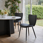 Zuo Prestige Dining Chair - Black - Set of 2-Chair Weight Capacity: Supports up to 250 lb