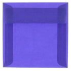 JAM Paper Square Translucent Vellum Invitation Envelopes - 6.5" x 6.5" - Primary Blue - 25 Pack (PACV527)-Color: Primary Blue
