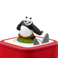 tonies Kung Fu Panda Tonie Figurine - French-Tracklist (en francais): 1. Introduction 2. Chap 1 - Rêves de nouilles 3. Chap 2 - Le guerrier Dragon 4. Chap 3 - L'entraînement 5. Chap 4 - Le terrible Tai Lung 6. Chap 5 - L'ingrédient secret Total Run Time: Approx. 66 minutes