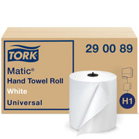 Tork Roll Towels, Advantage, 700', White - 6 Pack-Paper roll towels suitable for H1 Tork Matic Hand Towel Dispenser Systems: A large offering of dispensers and refills that ensure combinations to suit varying types of business needs