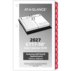 AT-A-GLANCE 2027 Daily Desk Calendar Refill with Monthly Tabs 2-Pages/Day - 6" H x 3-1/2" W - English-Page size: 6" H x 3-1/2" W